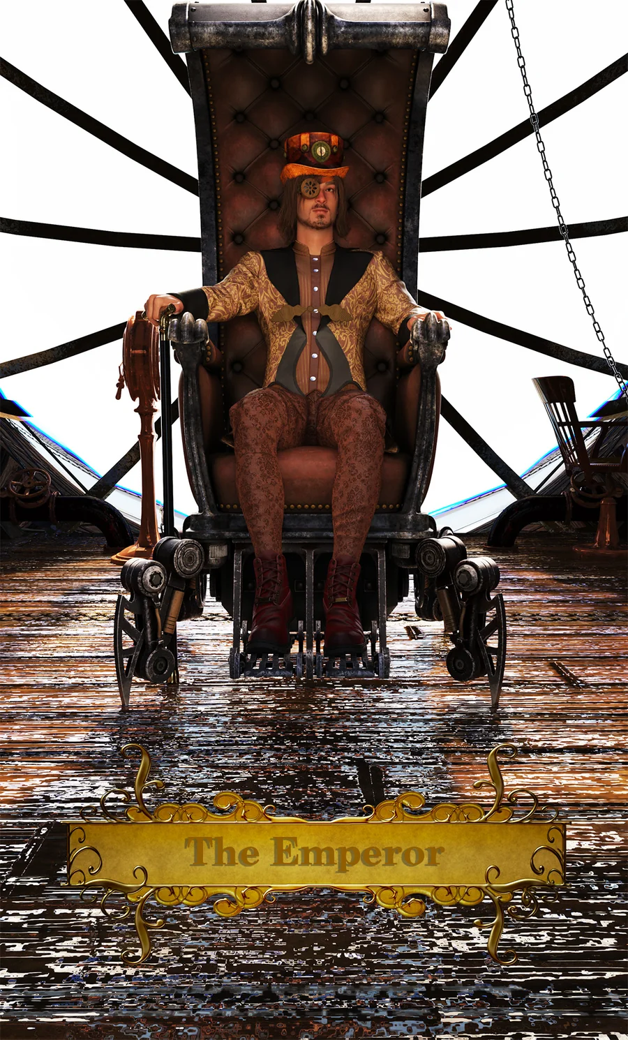 The Emperor tarot card