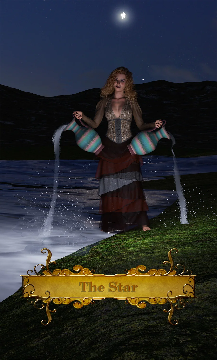 The Star from Brynna Morgan’s Steampunk Tarot